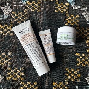 Bright Eyes Kit made of 3 Kiehls Deluxe Samples